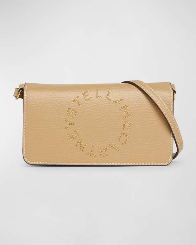 Mini Studded Logo Crossbody Bag