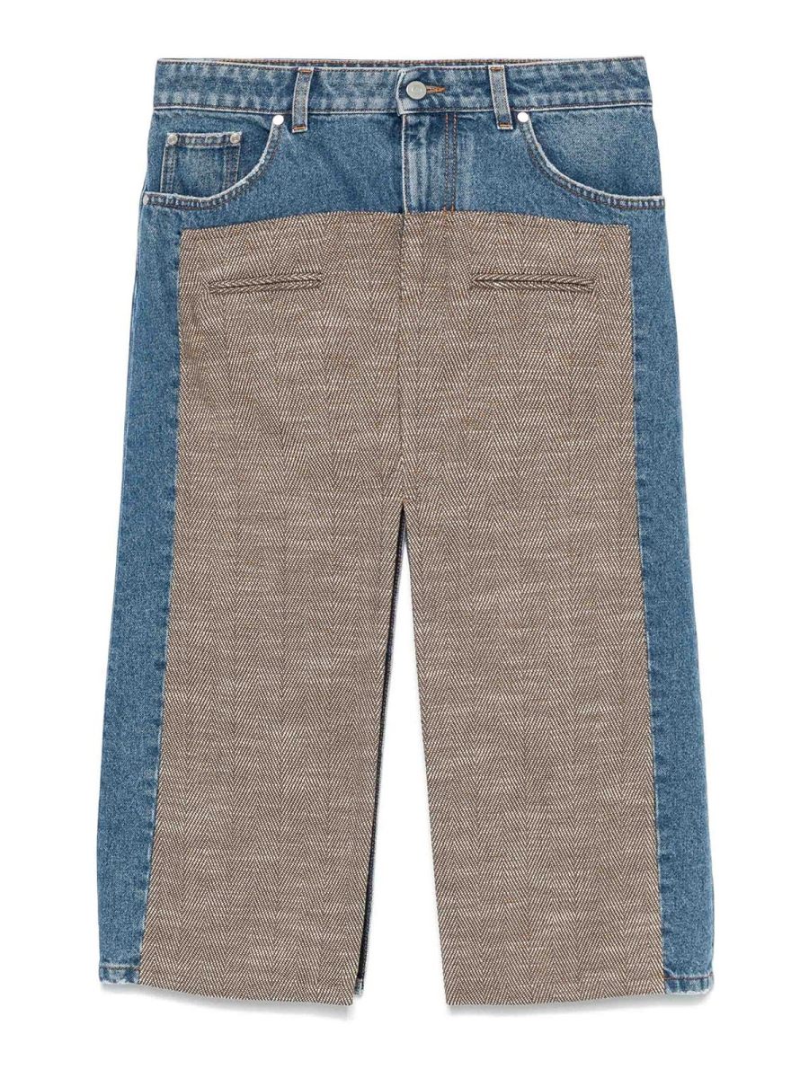 Stella Mccartney Jupe Midi - Bleu