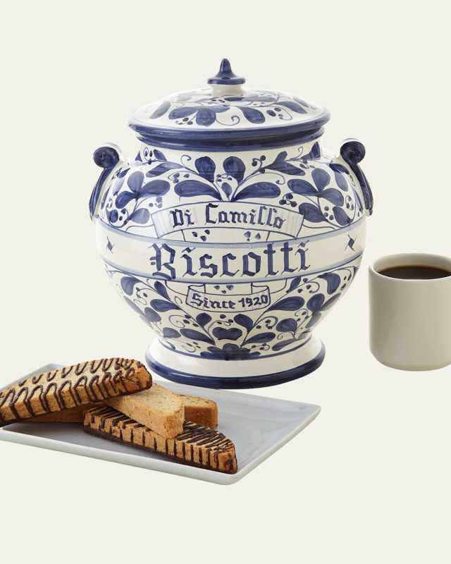 Arabesco Biscotti Jar