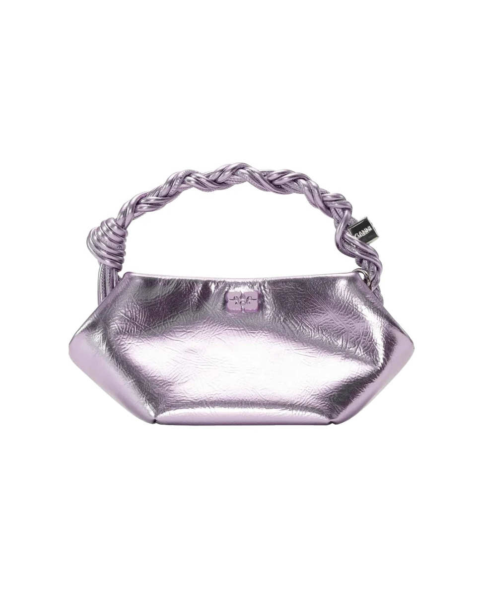 Pink Metallic Mini Ganni Bou Bag