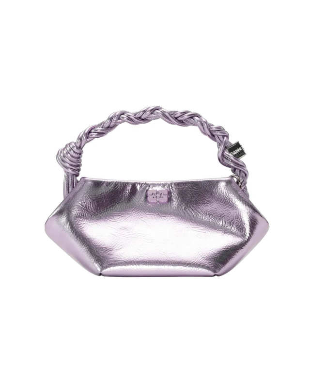 Pink Metallic Mini Ganni Bou Bag