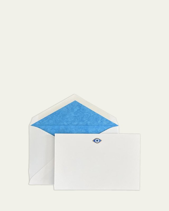 Evil Eye Stationery Set, 12 Cards & Envelopes
