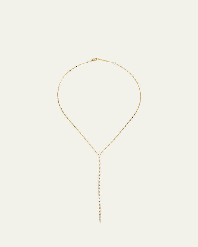 Flawless Tennis Lariat with Diamonds