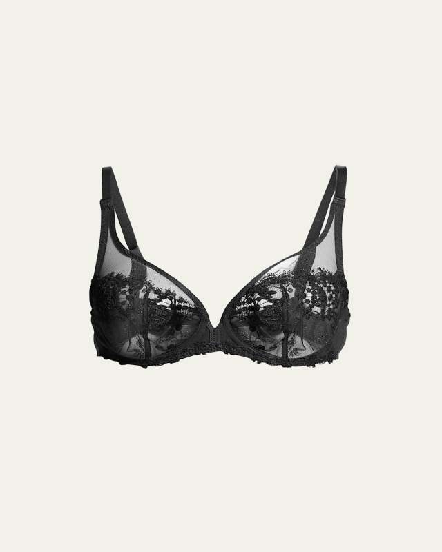 Wish Sheer Plunge Bra