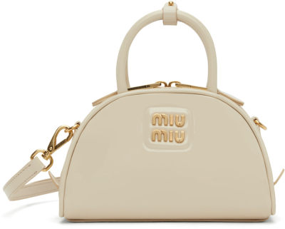MIU MIU Patent leather top-handle bag