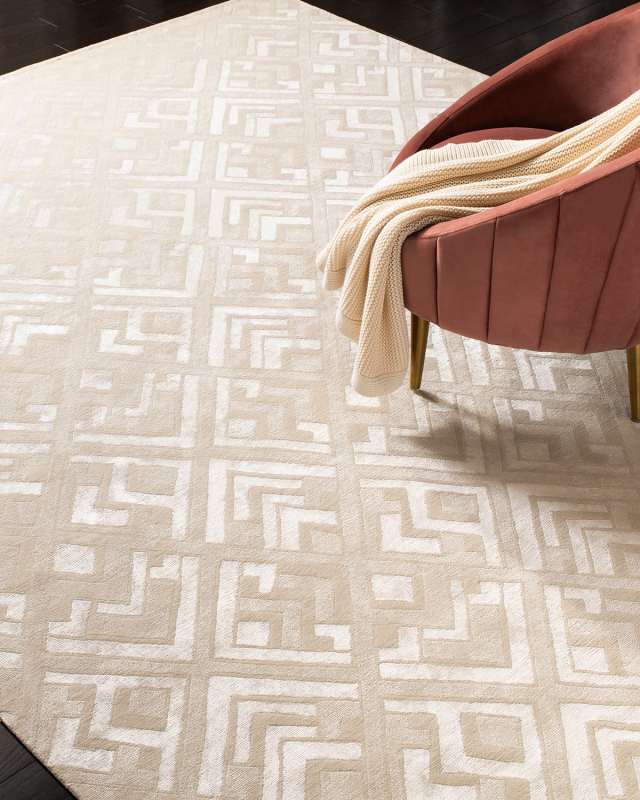 Deco Bas Hand-Knotted Rug, 8' x 10'