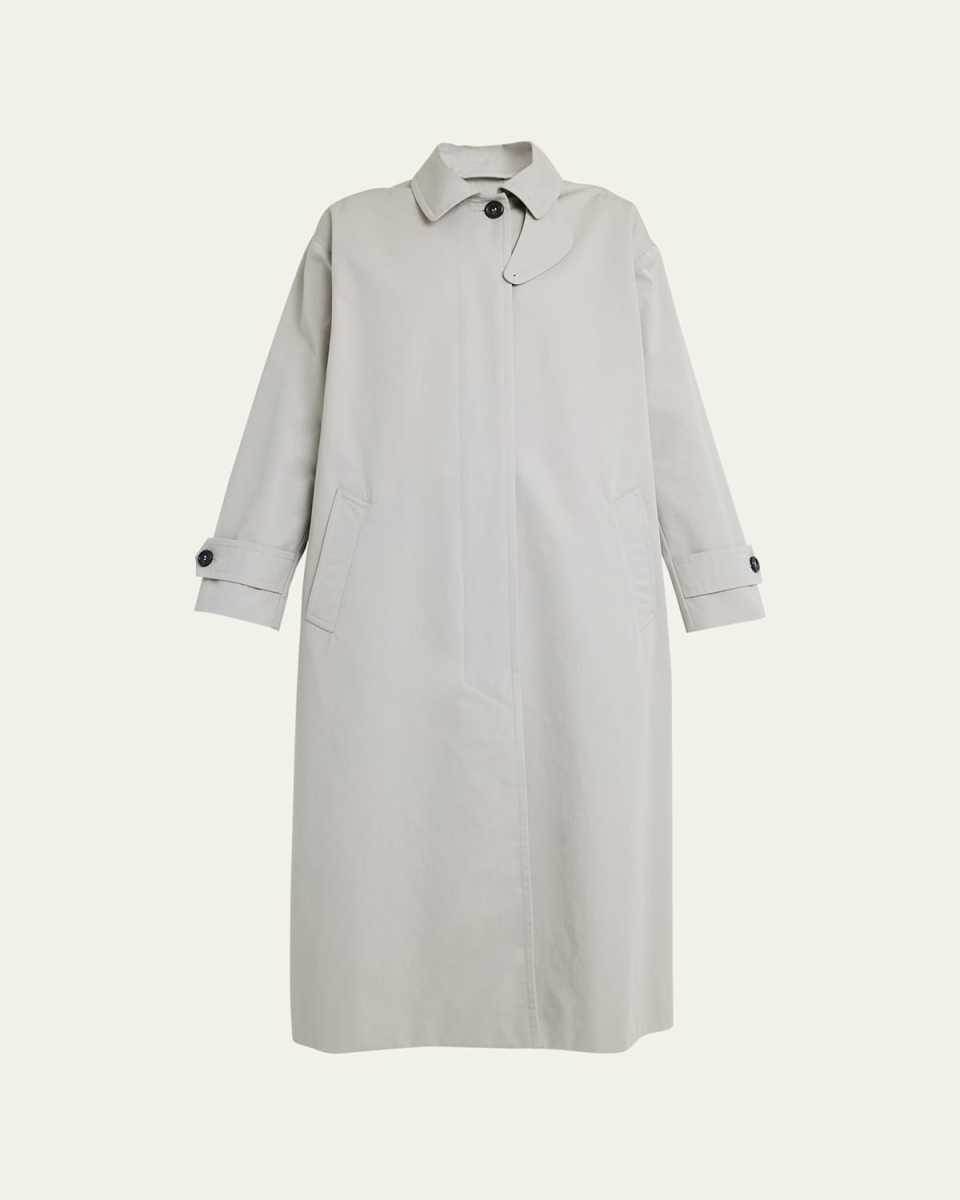 Long Water Resistant Cotton Coat