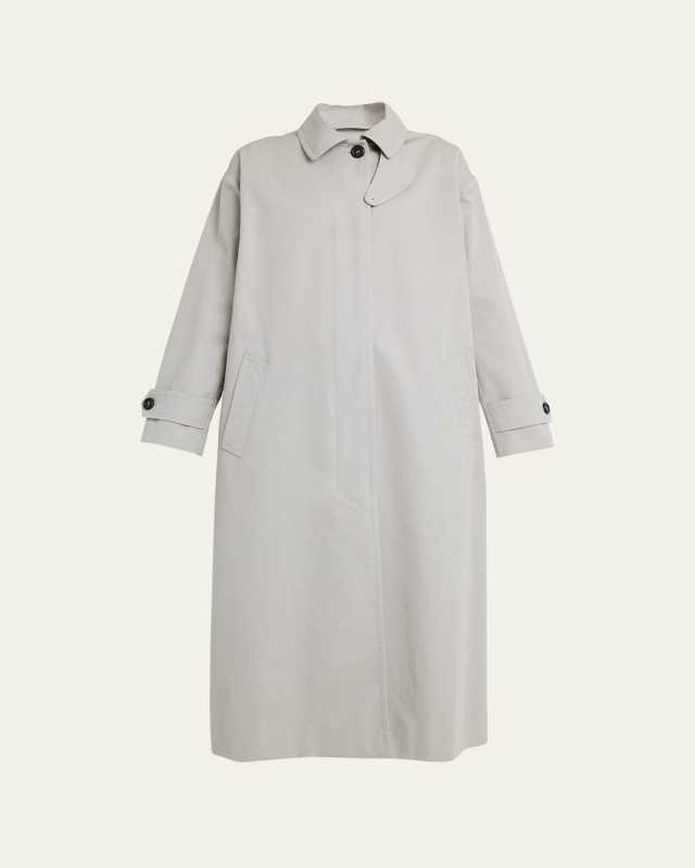 Long Water Resistant Cotton Coat