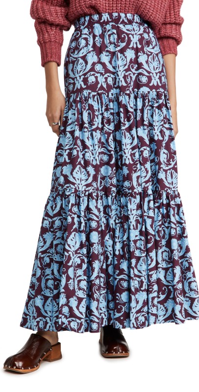 La Double J Big Skirt Brocade