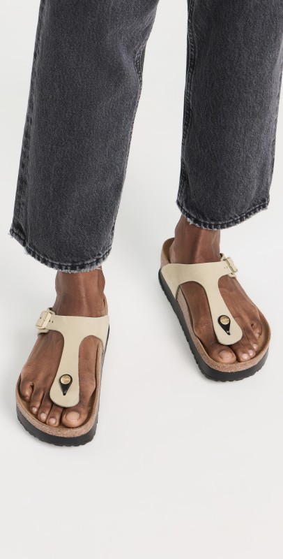 Birkenstock Gizeh Platform Flex Sandals Eucalyptus