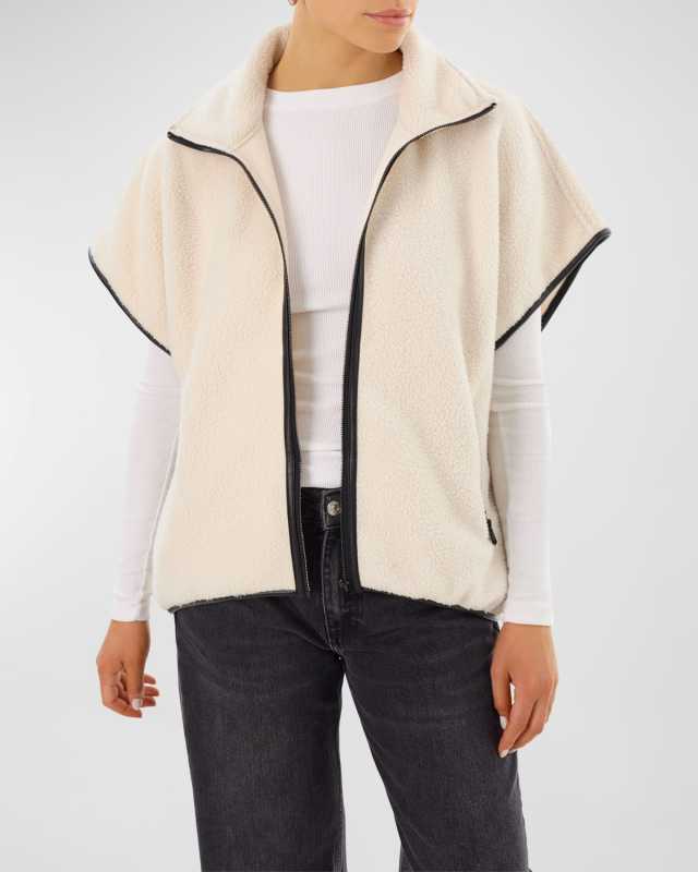 Eudora Polar Fleece Short-Sleeve Jacket