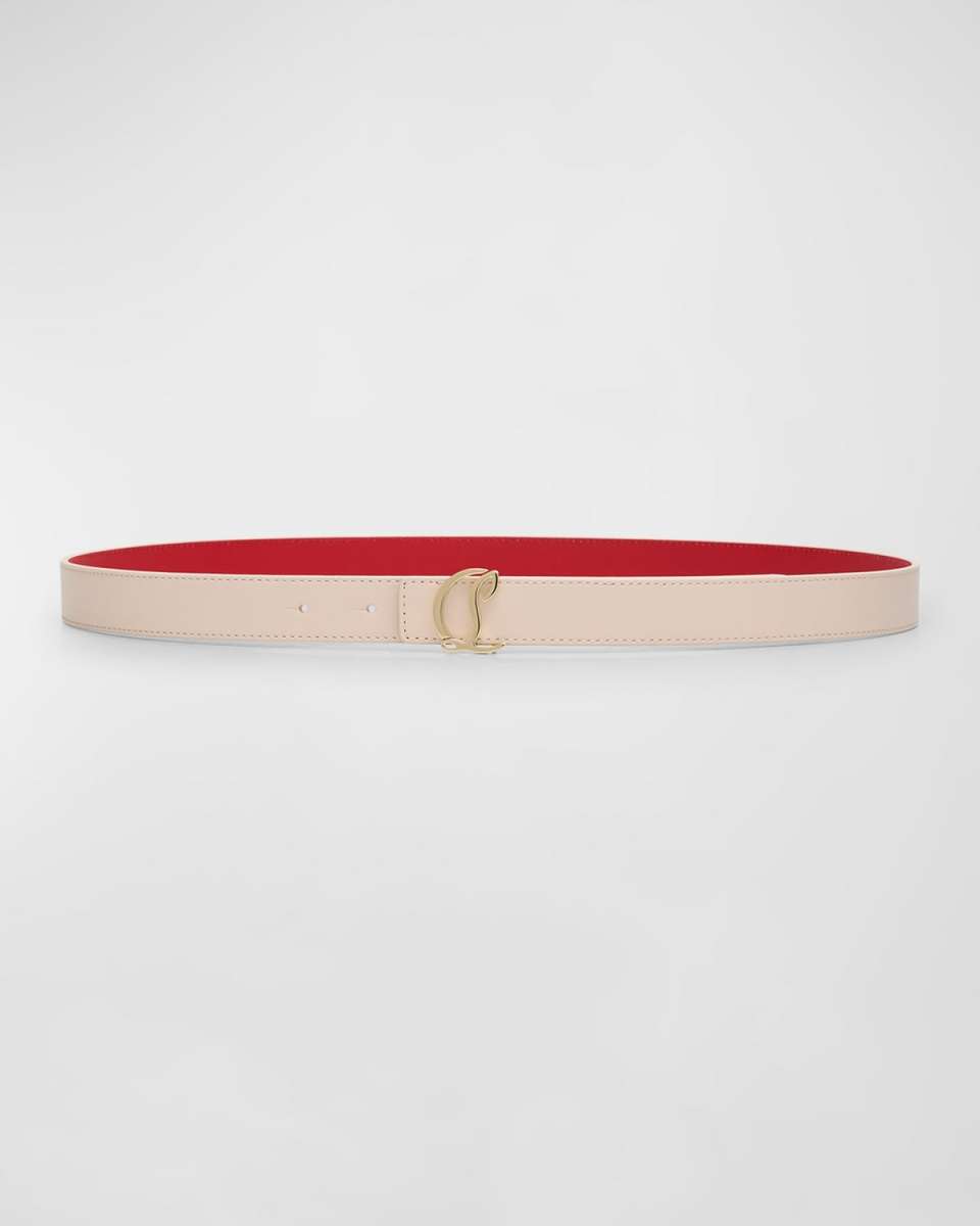 CL Logo Leather Belt