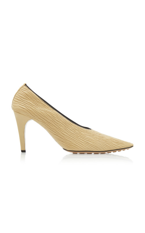 Bottega Veneta Textured-Leather Pumps