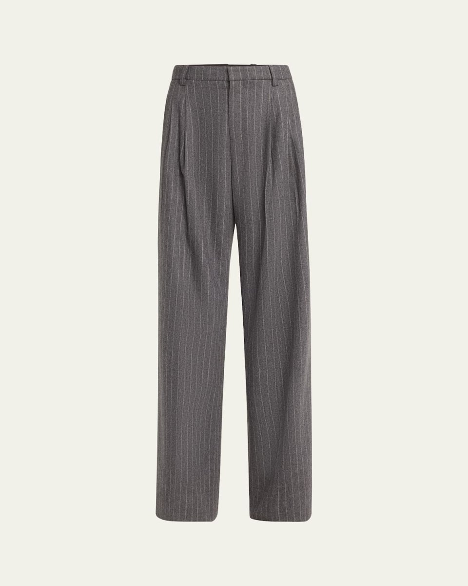 Charles High-Rise Pinstripe Pants