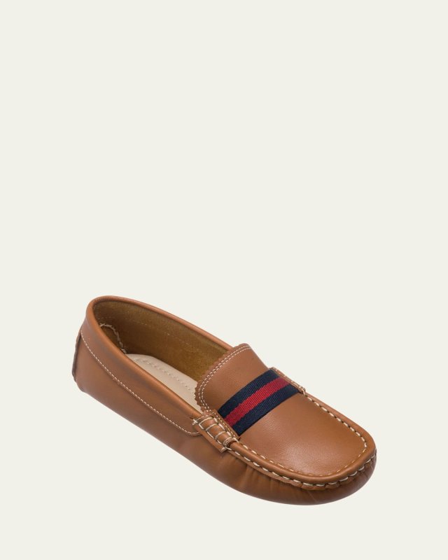 Boys' Leather Club Loafer,