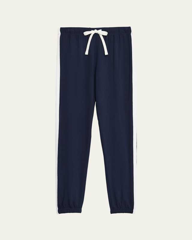 Sonia Side Stripe Fleece Sweatpants