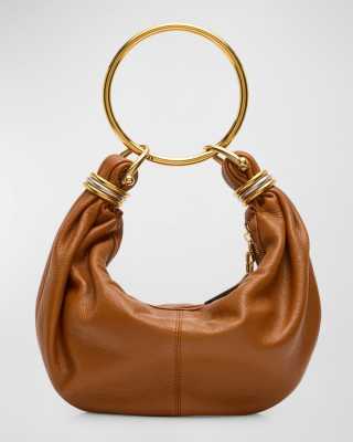 Chloe Bracelet Bag Mini in Shiny Grained Calfskin