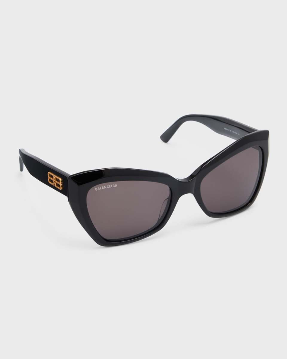 BB0271S Logo Acetate Butterfly Sunglasses