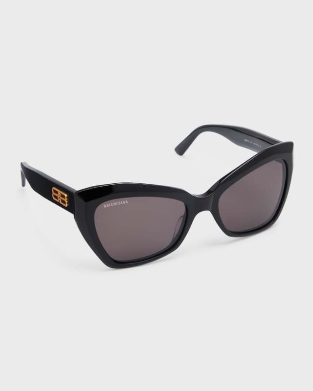 BB0271S Logo Acetate Butterfly Sunglasses