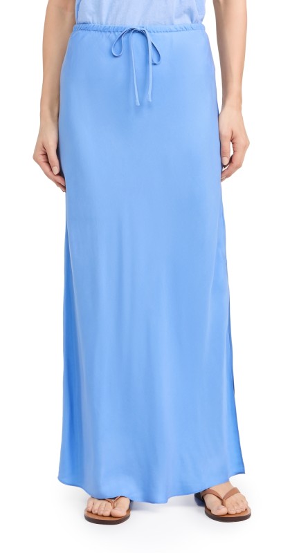 Madewell Pull On Maxi Skirt Celeste