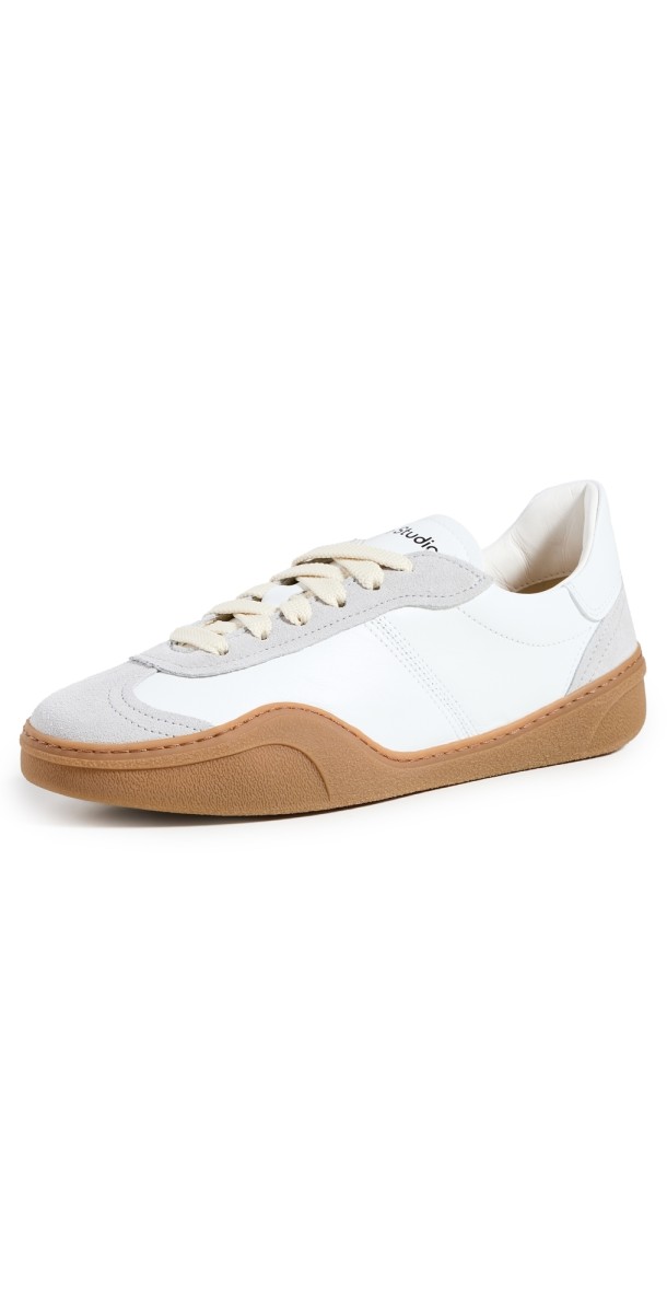 Acne Studios Bars Sneakers White/Brown