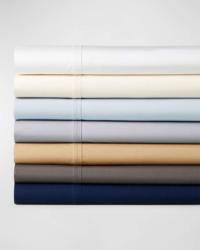 Organic 464 Percale Flat Sheet, KING