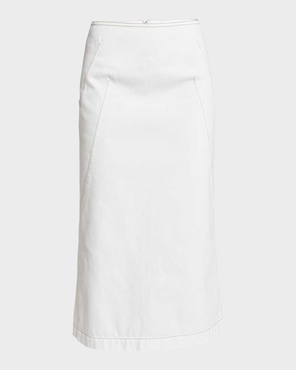 Sibyl Denim Midi Skirt