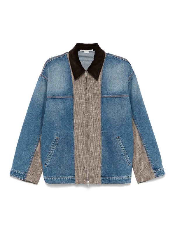 Stella Mccartney Veste En Jean - Bleu