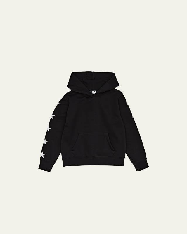Boy's Star-Printed Hoodie, Size 4-10
