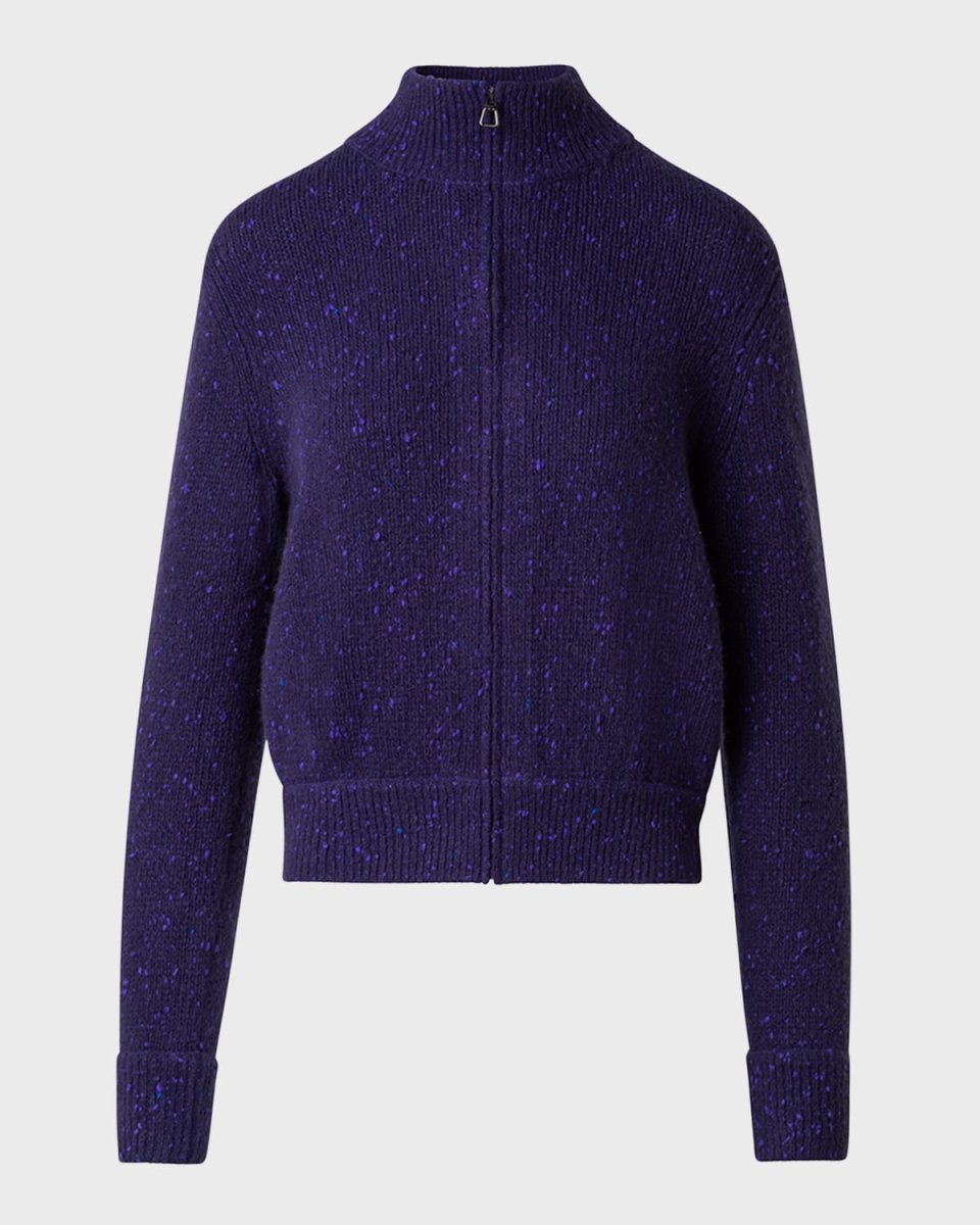 Cashmere Tweed Knit Cardigan