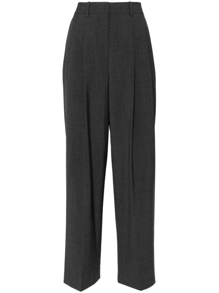 double pleat trousers