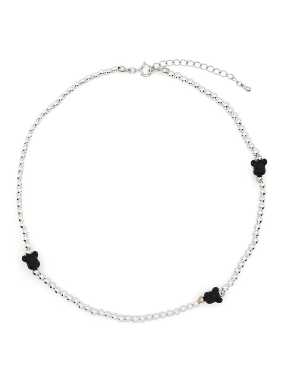 bear-motif necklace