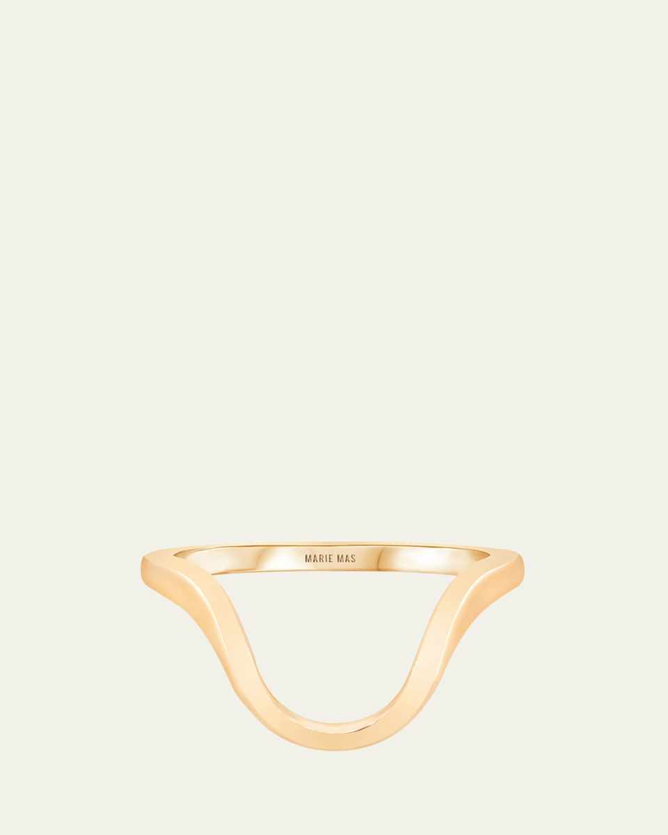 18K Yellow Gold Aura Ring