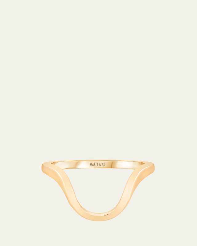 18K Yellow Gold Aura Ring