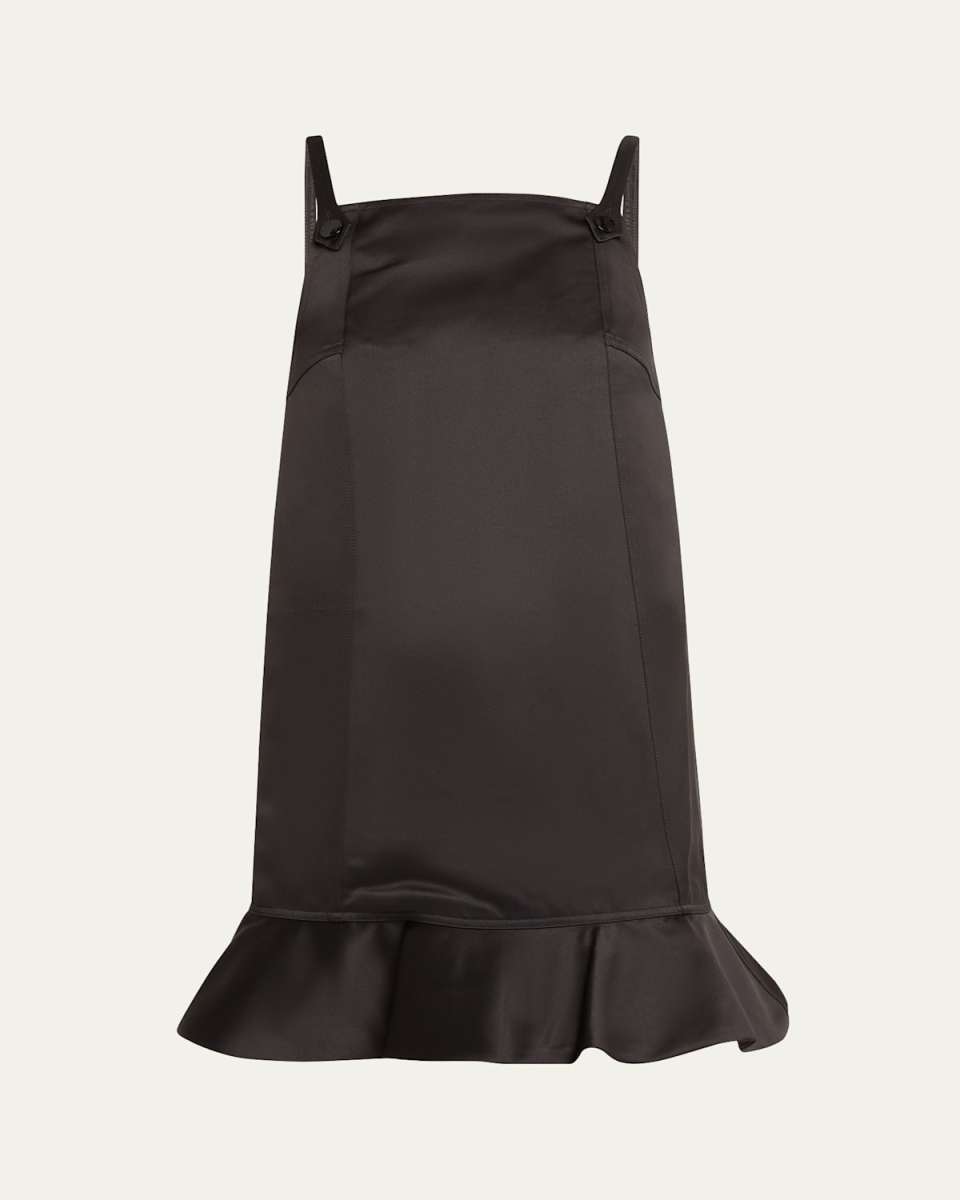 Duchesse Satin Mini Dress