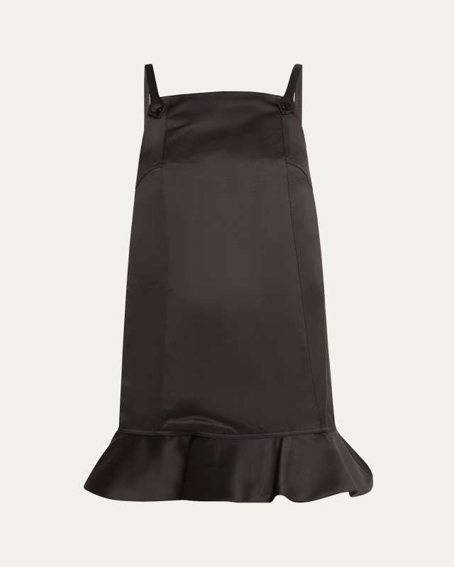 Duchesse Satin Mini Dress