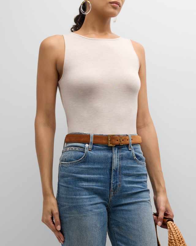 Soft Touch Boatneck Tank Top