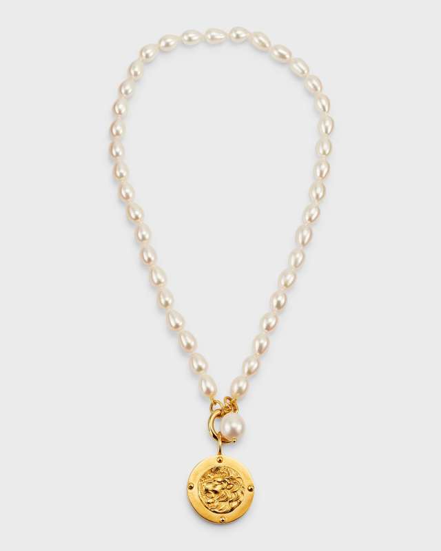 Freshwater Pearl Charm Necklace