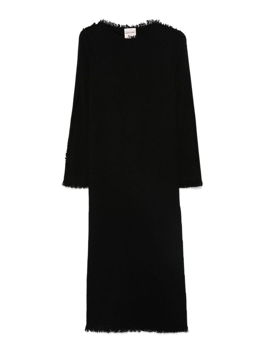 Semicouture Maxi Robe - Noir