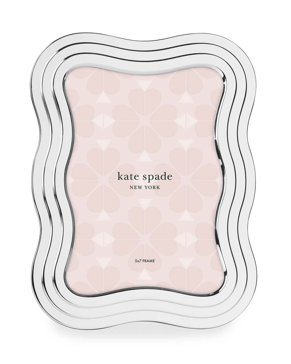 south street 5" x 7" silver wavy picture frame