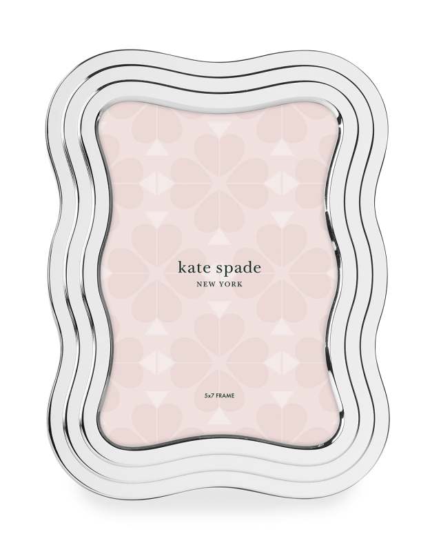 south street 5" x 7" silver wavy picture frame