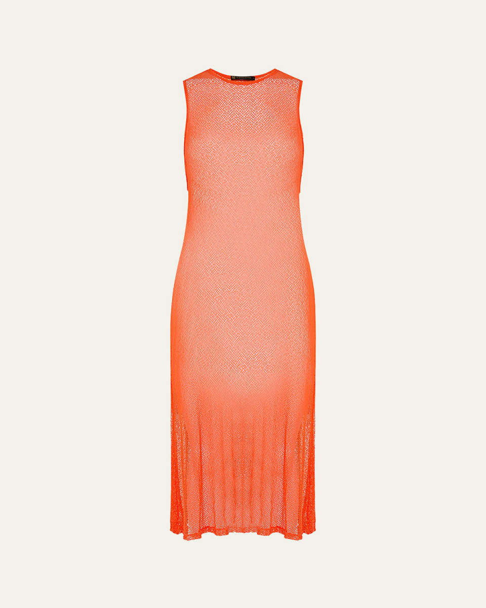 Solid Twist Maxi Dress Coverup