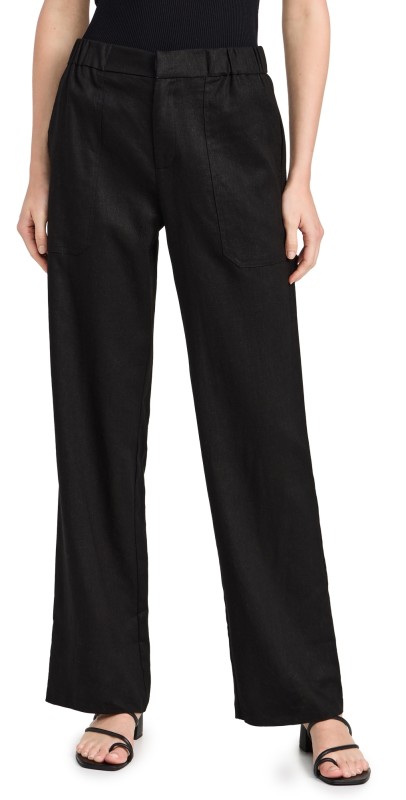 WAYF Pull On Pants Black