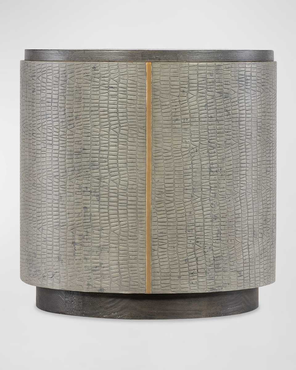 Dylian Leather End Table