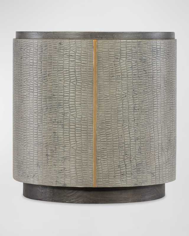 Dylian Leather End Table