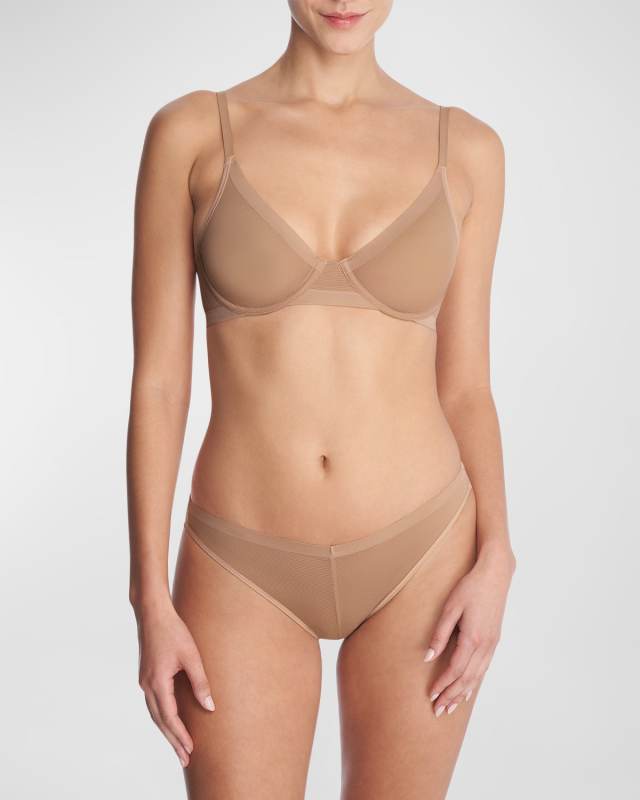 Scope Sheer Striped Seamless Bra