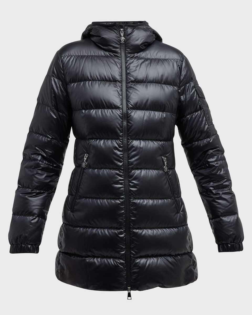 Glements Zip-Up Short Parka