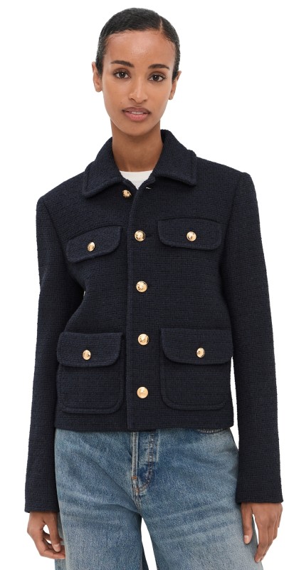 Nili Lotan Paola Jacket Dark Navy