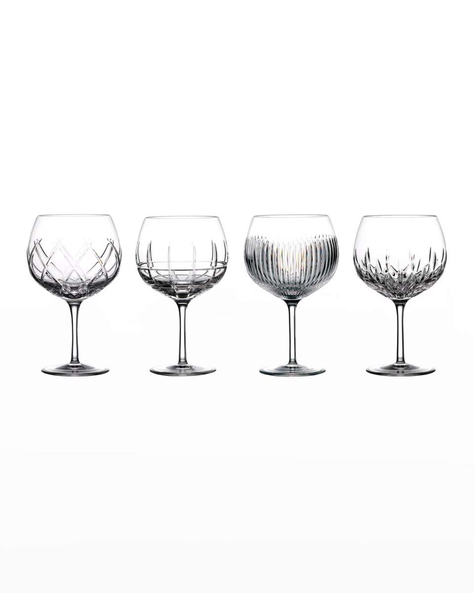 Gin Journey Assorted Balloon Glasses, Set of 4