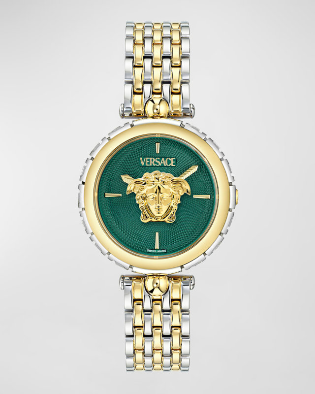 38mm Medusa Heritage Watch with Bracelet Strap, Two Tone